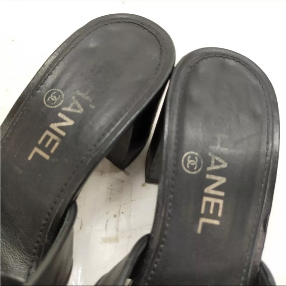 Chanel Leather Sandal Mules - Picture 8 of 8